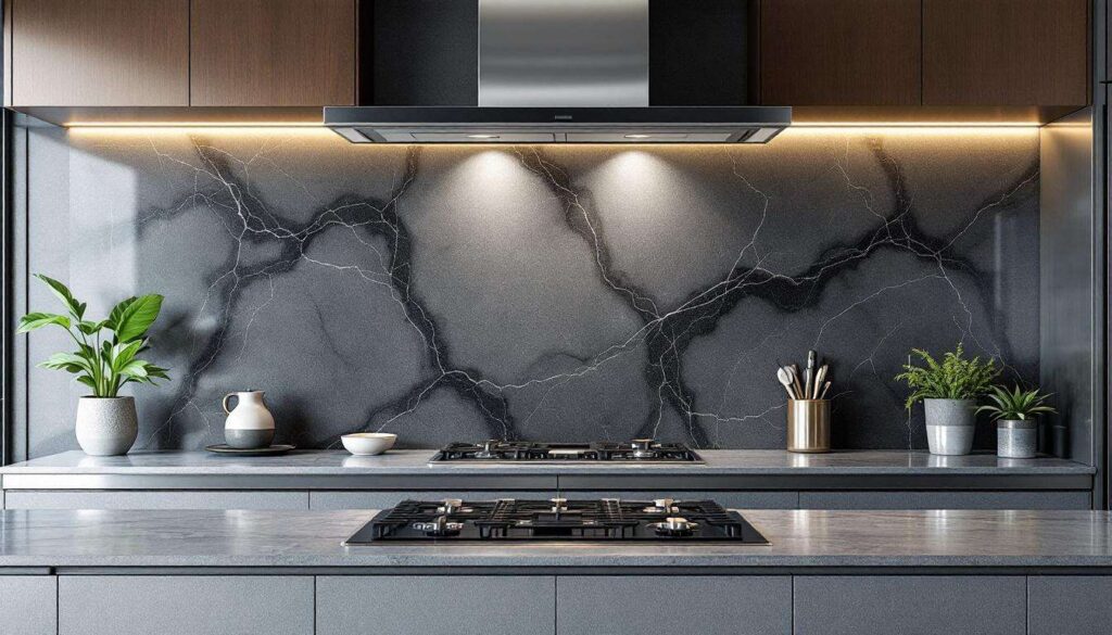 Addio vecchie mattonelle: 3 soluzioni moderne per lo schienale della cucina