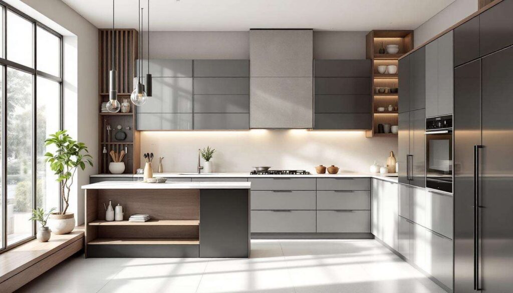 Né mobili fissi né pensili, questa tendenza rende la cucina completamente flessibile