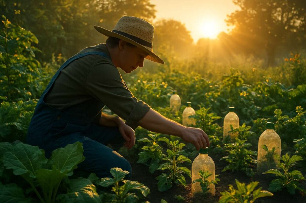 Un giardiniere rivela perché le bottiglie di plastica cacciano i ratti dal tuo giardino