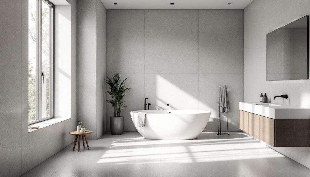 Microcemento nel bagno: pro e contro della soluzione che sta sostituendo le piastrelle