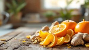 Bucce d’arancia e zenzero: il trucco naturale per profumare casa in 20 minuti