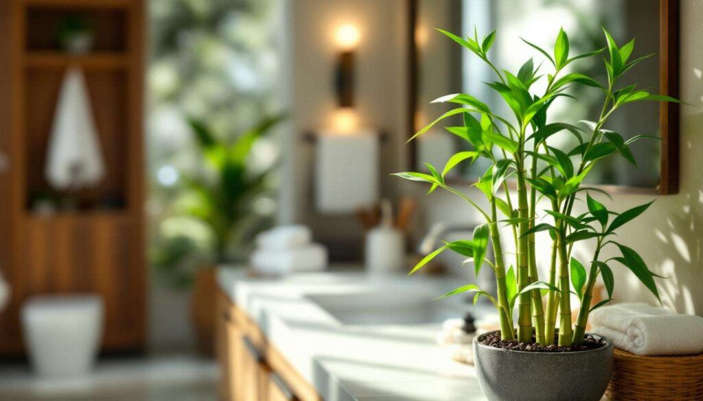 Mettere il bambù della fortuna in bagno è sempre una buona idea