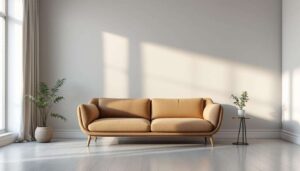 Perché posizionare il divano contro il muro rende il tuo soggiorno visivamente più piccolo